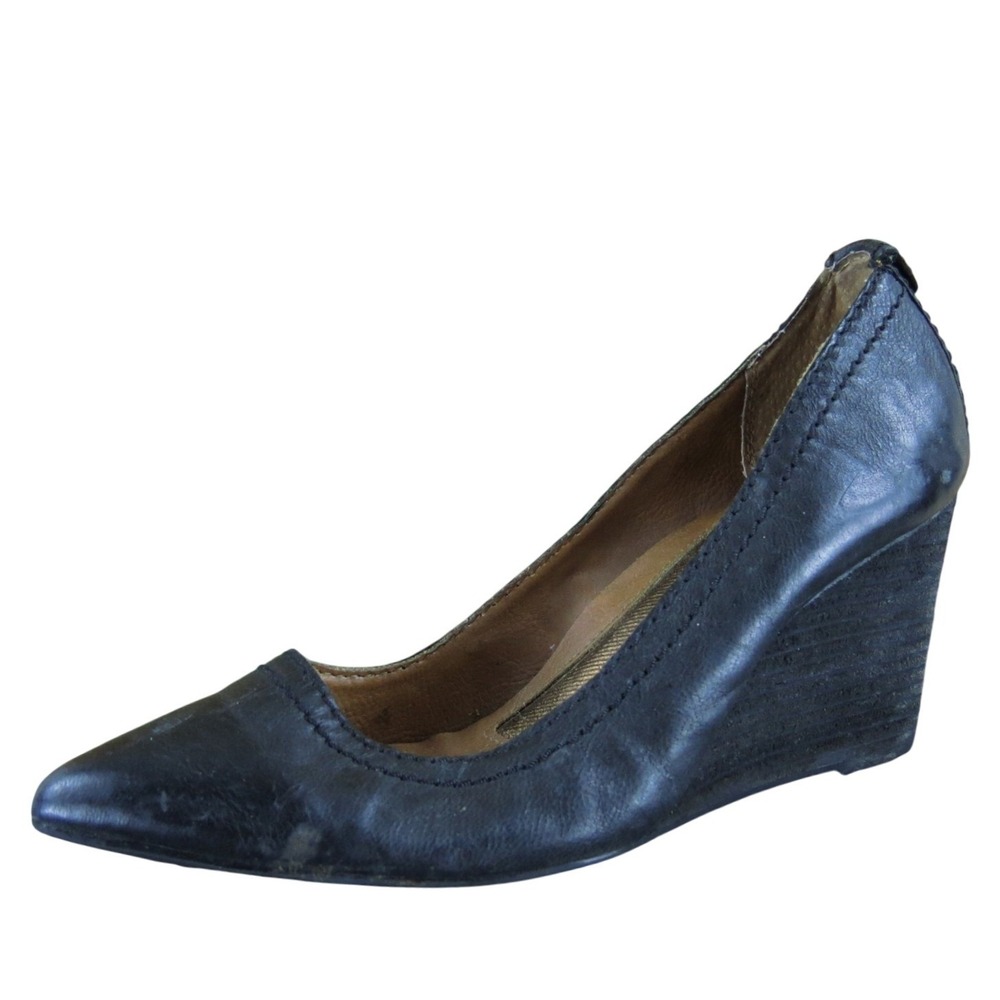 Calvin Klein Jeans‎ Women's Barbie Pump Black Leather Pump 8.5 Gently Used 2025
